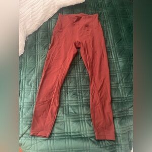 Lululemon Athletica Burgundy Leggings